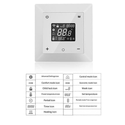 Smart WiFi Temperature Controller 16A LED Display Electric Underfloor Heating Thermostat