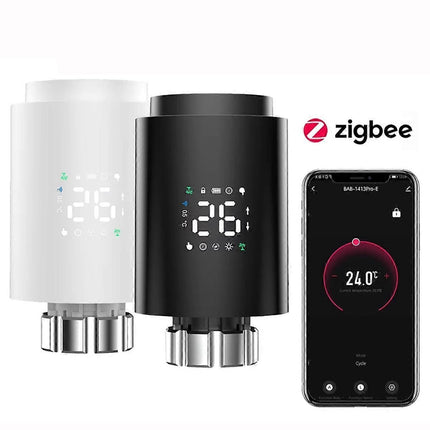 Smart Radiator Valve TRV Programmable Thermostatic Radiator Valve App Remote Control