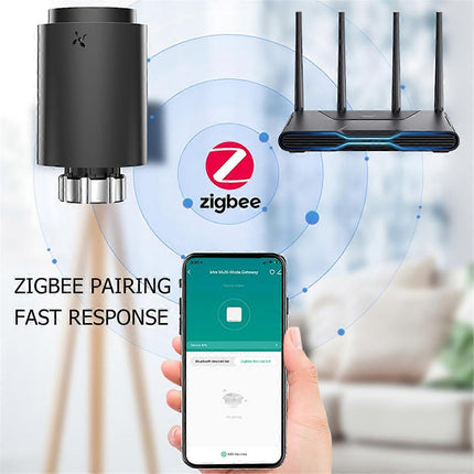 Smart Radiator Valve TRV Programmable Thermostatic Radiator Valve App Remote Control