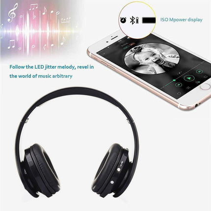 Bluetooth Headphones Wireless,Over Ear Headset with Microphone