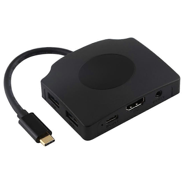 V178A USB-C Hub 3xUSB 3.0 USB-C HDMI Audio SD/TF Card Reader V1263-JX-6002