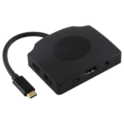 V178A USB-C Hub: 3xUSB 3.0, USB-C, HDMI, Audio, SD/TF Card Reader