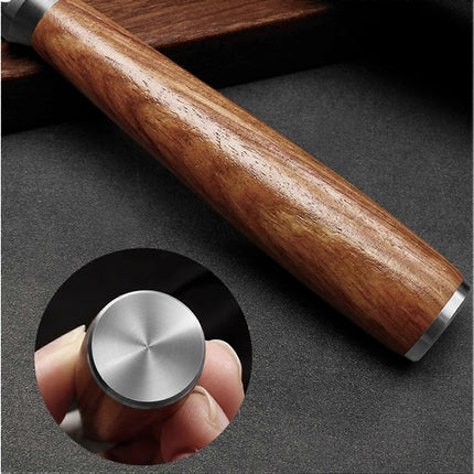Universal Fruit & Vegetable Peeler - Extra Sharp Toothed Double Edge, Wooden Handle