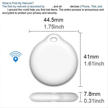 Smart Anti-Lost Tracker for iOS - Bluetooth, Pet/Key Finder, CR2032 Battery