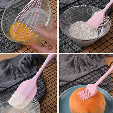 Silicone Kitchen Utensil Set - Non-Stick, Heat Resistant, 5-Piece