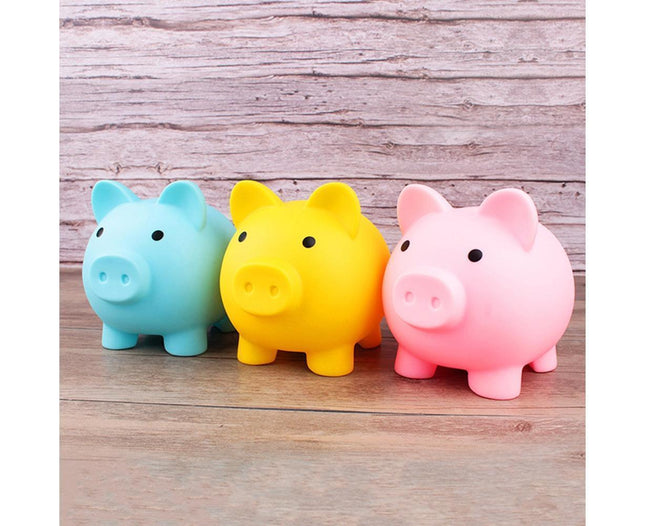 Christmas Cartoon Pig Shaped Money Saving Box Bank Coins Storage Case Home Decor-Meat Color L – product detail