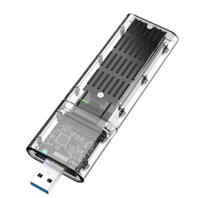 SSD Disk Box M2 To USB 3.0 SSD Adapter M2 SSD CASE SATA Chassis For V1263-JX-6105-1