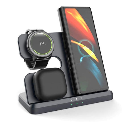 Wireless Charging Station for Samsung 3 in 1 Fast Charger Stand for Samsung Phone Wireless Charger Charger Stand