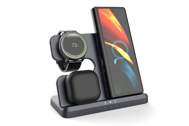 Wireless Charging Station for Samsung 3 in 1 Fast Charger Stand for Samsung Phone Wireless Charger Charger