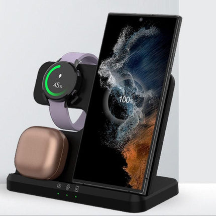 Wireless Charging Station for Samsung 3 in 1 Fast Charger Stand for Samsung Phone Wireless Charger Charger Stand