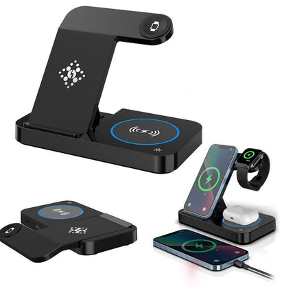 3 In 1 Wireless Charger for Samsung iPhone Apple Watch