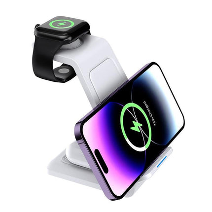 3 in 1 Wireless Charger Dock Charging Station for Apple Watch iPhone Apple AirPods