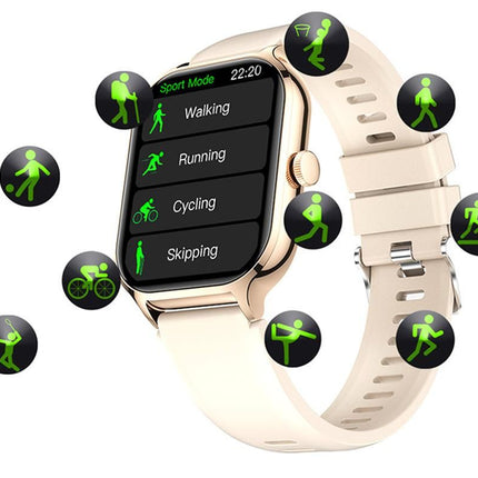 Smart Watches HD Desplay with Bluetooth Calls/Messages 59 Sports Modes Heart Rate Sleep Monitor