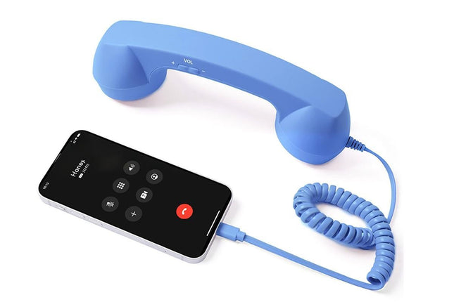 1M Retro Wired Handheld Telephone Handset with Microphone Type C Plug for Smartphones PC V1263-JX-6122-2