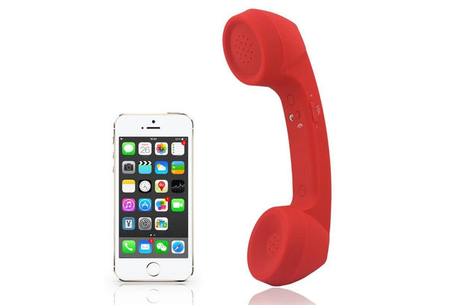 1M Retro Wired Handheld Telephone Handset with Microphone Type C Plug for Smartphones PC – product detail