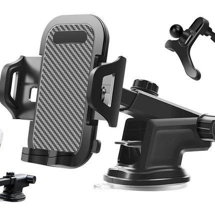 Universal Car Phone Holder Suction Mount Adjustable Dashboard Windscreen Stand
