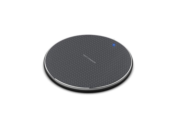 Wireless Fast Charger Smartphone Charger Qi Charging for Apple Samsung and Smart Phones (Black) – product detail