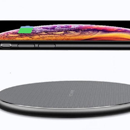 Wireless Fast Charger Smartphone Charger Qi Charging for Apple, Samsung and Smart Phones (Black)