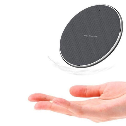 Wireless Fast Charger Smartphone Charger Qi Charging for Apple, Samsung and Smart Phones (Black)