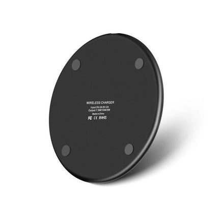 Wireless Fast Charger Smartphone Charger Qi Charging for Apple, Samsung and Smart Phones (Black)