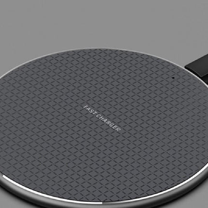 Wireless Fast Charger Smartphone Charger Qi Charging for Apple, Samsung and Smart Phones (Black)