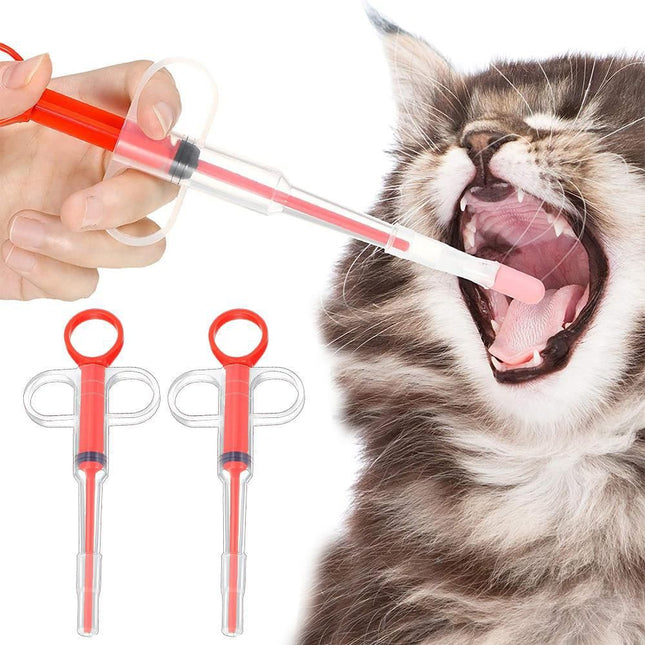 4Pcs Pet Medicine Feeder Pill Pusher Capsule Shooter Medication Syringe Dog Cat – product detail