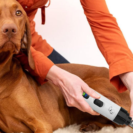 2-Speed Dog Nail Grinder Pet Nail Grinder Super Quiet Rechargeable Electric Dog Nail Trimmer for Large Medium Small Dogs
