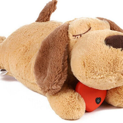 Pet Puppy Cat Soft Plush Toy Heartbeat Sleeping Buddy Dog Behavioral Anxiety Aid