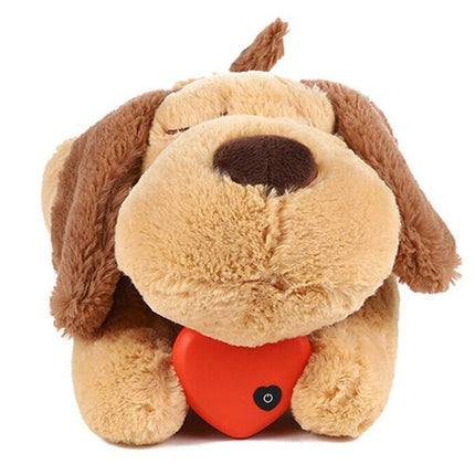 Pet Puppy Cat Soft Plush Toy Heartbeat Sleeping Buddy Dog Behavioral Anxiety Aid