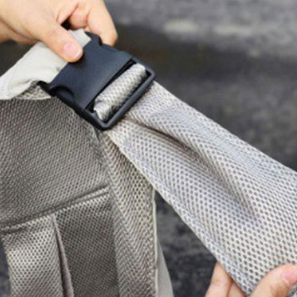 Breathable Dog Carrier Sling With Storage Pocket Pet Carrier Shoulder Pouch For Outdoor Travel -Gray