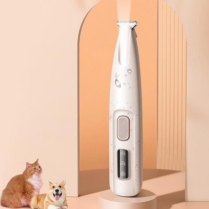 Dog Cat Paw Trimmer 18mm Widen Pet Hair Clipper Dog Clippers for Grooming With LED Light LED Display Rechargeable