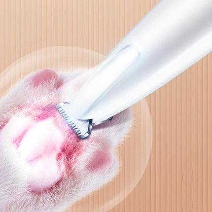 Dog Cat Paw Trimmer 18mm Widen Pet Hair Clipper Dog Clippers for Grooming With LED Light LED Display Rechargeable