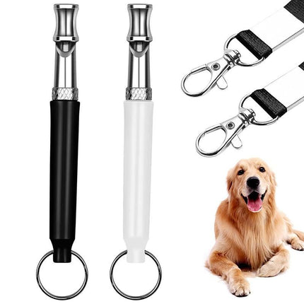 2 Pack Pet Dog Training Whistle Ultra Sonic Adjustable Pitch