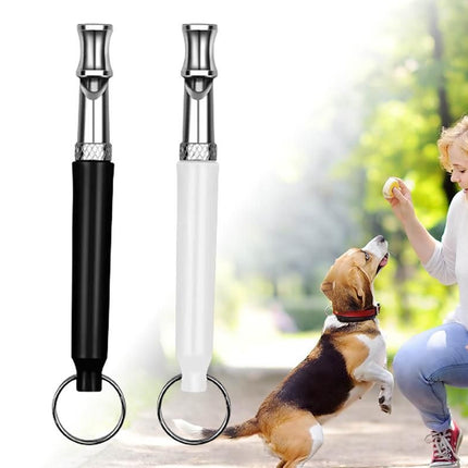 2 Pack Pet Dog Training Whistle Ultra Sonic Adjustable Pitch