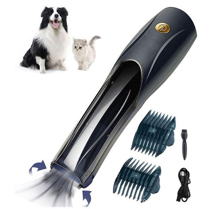 Pet Vacuum Hair Clipper Dog Shaver Clipper 3 Speed USB Electric Pet Razor Low Noise Pet Trimmer Rechargeable Cordless Pet Shaver