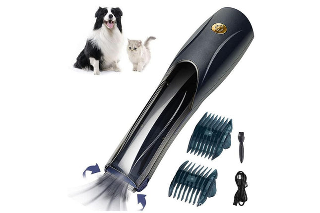 Pet Vacuum Hair Clipper Dog Shaver Clipper 3 Speed USB Electric Pet Razor Low Noise Pet Trimmer