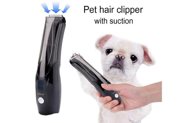 Pet Vacuum Hair Clipper Dog Shaver Clipper 3 Speed USB Electric Pet Razor Low Noise Pet Trimmer – product detail