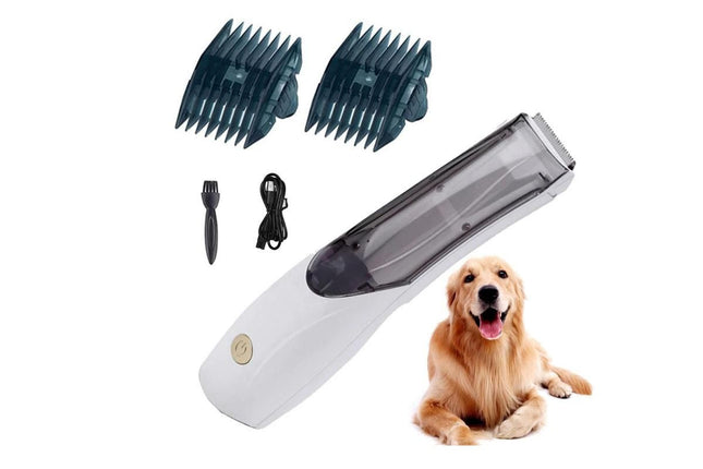 Pet Vacuum Hair Clipper Dog Shaver Clipper 3 Speed USB Electric Pet Razor Low Noise Pet Trimmer