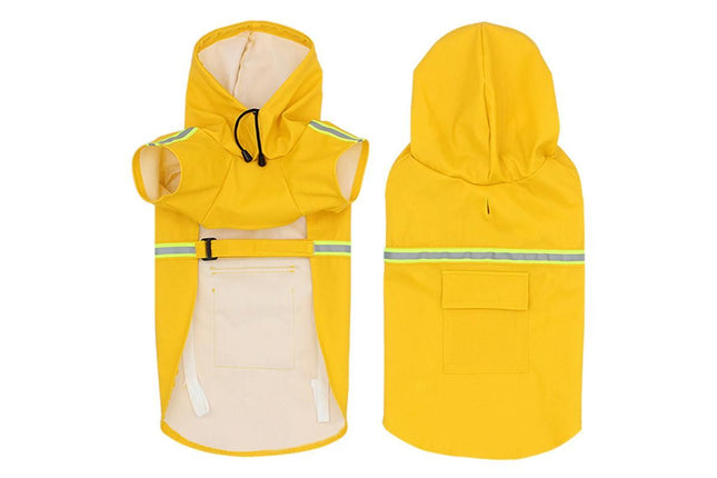 Pet Raincoat Outdoor Waterproof Dog Poncho for Small and Medium Dogs