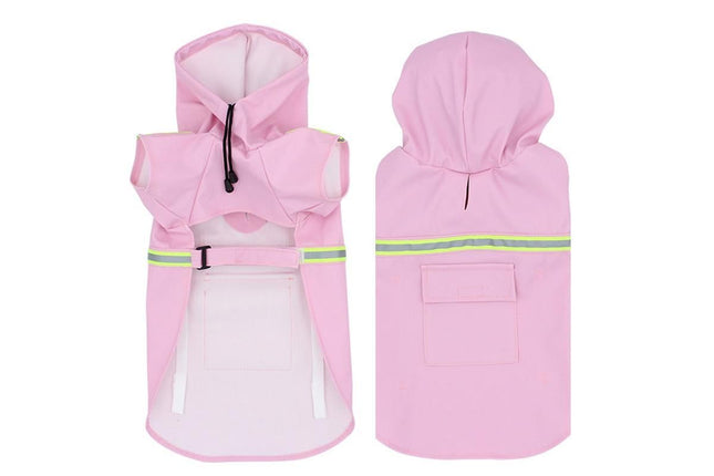 Pet Raincoat Outdoor Waterproof Dog Poncho for Small and Medium Dogs