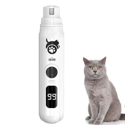 Pet Nail Grinder with LED Display Dog Nail Trimmers With 3 Speeds For Small Large Dogs And Cats