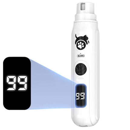 Pet Nail Grinder with LED Display Dog Nail Trimmers With 3 Speeds For Small Large Dogs And Cats