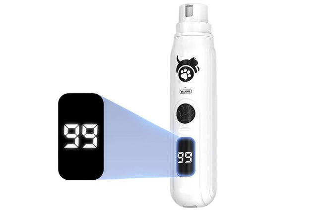 Pet Nail Grinder with LED Display Dog Nail Trimmers With 3 Speeds For Small Large Dogs And Cats – product detail