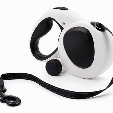 5m Auto Retractable Dog Leash with LED Light Pet Walking Lead for Small Medium Large Dogs - L