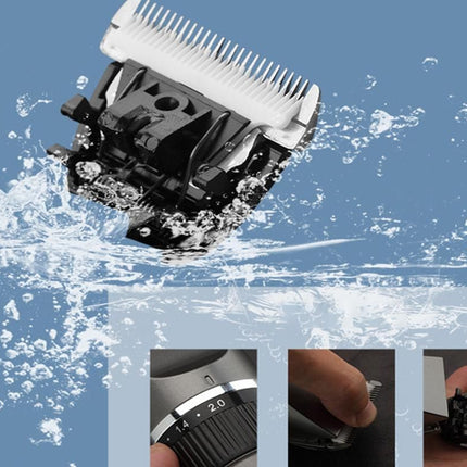 Pet Grooming Clippers Cat Grooming Kit Cordless Low Noise Pet Hair Clipper Trimmer Shaver for Dogs Cats Animals Adjustable Clipper Comb & Detachable Blades Dog Trimmer