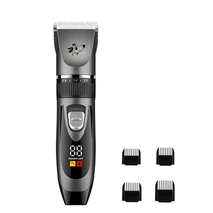Pet Grooming Clippers Cat Grooming Kit Cordless Low Noise Pet Hair Clipper Trimmer Shaver for Dogs Cats Animals Adjustable Clipper Comb & Detachable Blades Dog Trimmer
