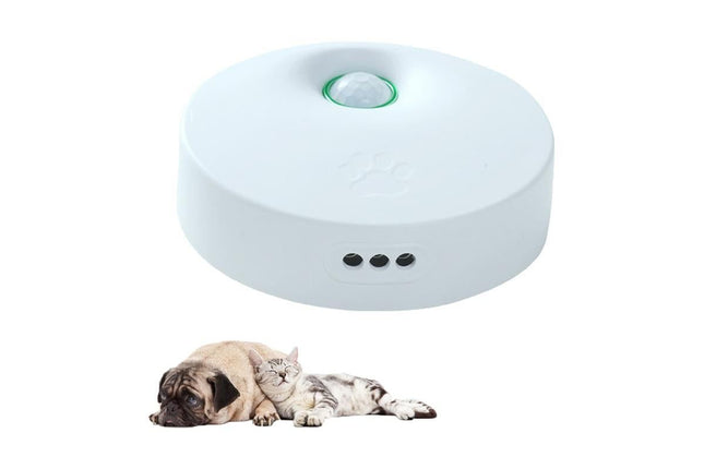 USB Rechargeable Smart Pet Litter Deodorizer Pet Litter Box Odor Eliminator V1263-JX-6255 in White