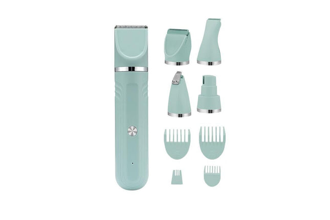 4-in-1 Dog Clipper Dog Grooming Kit with 4 Blade Heads -Green – product detail