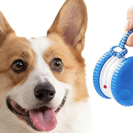 Interactive Pet Rolling Ball Toy Rechargeable Automatic Play Ball for Cats and Dogs - Blue