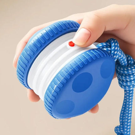 Interactive Pet Rolling Ball Toy Rechargeable Automatic Play Ball for Cats and Dogs - Blue